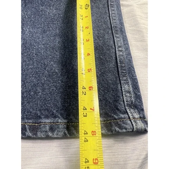 Wrangler Mens 33 Denim Jeans 965T1SL Distressed Light Wash Regular Fit - Picture 10 of 10